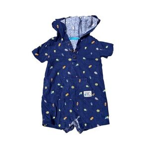 Carters Navy Bodysuit baby with Colorful bug Pattern size 18m